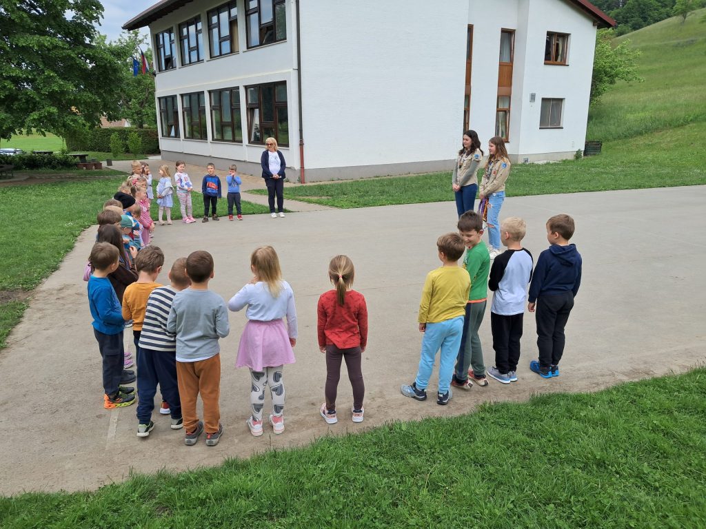 Taborniki v vrtcu