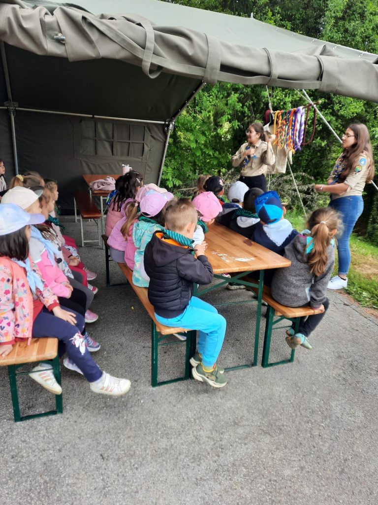 Taborniki na Lukovi vili