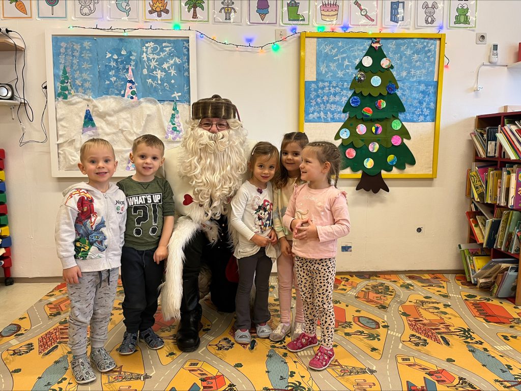 Fotografiranje z dedkom Mrazom